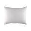River Luxe White Cotton Linen Jacquard Euro Lumbar Pillow