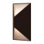 Prisma Textured Bronze LED Wall Sconce, Dimmable 11"x11"