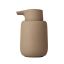 Taupe Ceramic Silicone Soap Dispenser