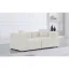 Elegant Cube 72'' Beige Linen Upholstered Loveseat