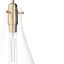 Lundin Palm Gold Mini Tear Drop Pendant Light with Clear Glass