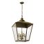 Character Bronze 4-Light Indoor/Outdoor Glass Pendant