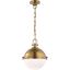 Adrian Polished Nickel 17.5" LED Globe Pendant Light