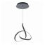 Vornado Black Mini LED Modern Indoor/Outdoor Pendant with Opaque White Shade