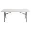 Platinum Polyethylene 72" Folding Table for Indoor/Outdoor