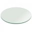 Elegant 25" Round Clear Tempered Glass Table Top