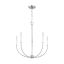 Greenwich 5-Light Brushed Nickel Candle Chandelier