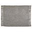 Ashley Tamish 60''x50'' Gray Woven Throw with Knotted Fringe