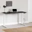 Gray Oak and White Adjustable Height Ergonomic Standing Desk