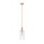 Alturas Gold Modern Mini Pendant Light - 6"x15.75"