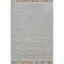 Handmade Morello Synthetic Area Rug in Dark Gray & Ivory, 3' x 5'