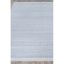 Chevron Dynamics 6' x 9' Blue Synthetic Flatweave Rug