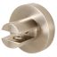 Contemporary Satin Nickel 2" Solid Brass Shelf Bracket Pair