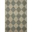 Handmade Contemporary Diamond 5' x 7' Beige & Charcoal Wool Rug