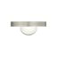 Ebell Modern Polished Nickel LED Indoor/Outdoor Flush Mount