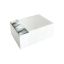 Iridescent Grey Mother of Pearl on White Marble Decorative Box