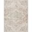 Elle Oriental Rose Smoke Rectangular 5'3" x 7' Polyester Rug