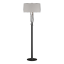 Brindille 60" Black and Flax Steel Floor Lamp