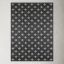 Charcoal Geometric Easy-Care Synthetic Area Rug 5'3" x 7'6"