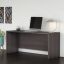 Studio C Storm Gray 72W Engineered Wood Desk with Filing Cabinet