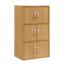 Beech Wood 6-Door Lockable Office Storage Cabinet