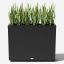 Veradek Block 30" Rectangular Weather-Resistant Black Plastic Planter