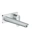 Chrome Wall Mounted Single Handle Bathroom Faucet