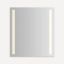 Sleek 40"x36" Frameless Modern Bathroom Mirror with LED & Fog Free Technology