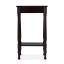 Whitney Rubbed Black Wood Console Table with Storage