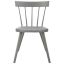 Sutter Light Gray Elm Wood Modern Farmhouse Dining Side Chair