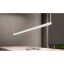 Satin White Thin-Line 72" Aluminum LED Pendant for Indoor/Outdoor