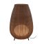 Amphora 48" Brown Handwoven LED Outdoor Floor Lamp
