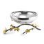 Butterfly Ginkgo Handcrafted Metal Centerpiece Bowl with Stand