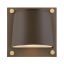 Scout Modern 1-Light Dimmable Outdoor Wall Sconce in Architectural Bronze