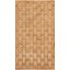 Hand-Knotted Peach Geometric Wool Area Rug 4' x 6'