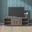 Classic 70'' Grey Wash Detailed-Door Media Console