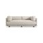 Sunday Comfort 82" Sanford Natural Linen Cushion-Back Sofa