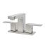 Capri Brushed Nickel 2-Handle Centerset Bathroom Faucet