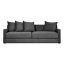 Flipside Velvet Mercury Queen Sleeper Sofa with Eco-Friendly Cushions