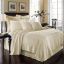 Ivory Full Cotton Reversible Matelasse Coverlet