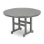 Slate Grey 48" Round Recycled Plastic Dining Table