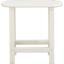 White Recycled Plastic 18" Outdoor Side Table