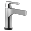 Zura 7 3/4" Chrome Modern Single Hole Faucet with Touch2O Technology