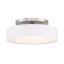 Manhattan Brushed Nickel LED Drum Pendant Light