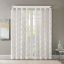 White Sheer Polyester Grommet Curtain Panel