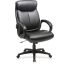 Luxurious High-Back Black Bonded Leather Executive Swivel Chair