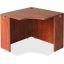 Essentials Cherry Laminate 38'' Corner Desk with Modesty Panel