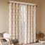 Spice Geometric Light-Filtering Grommet Curtain Panel