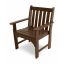 Vineyard Mahogany Recycled Plastic Garden Arm Chair