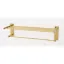 Elegant 24" Satin Brass Towel Rack for Contemporary Bathrooms